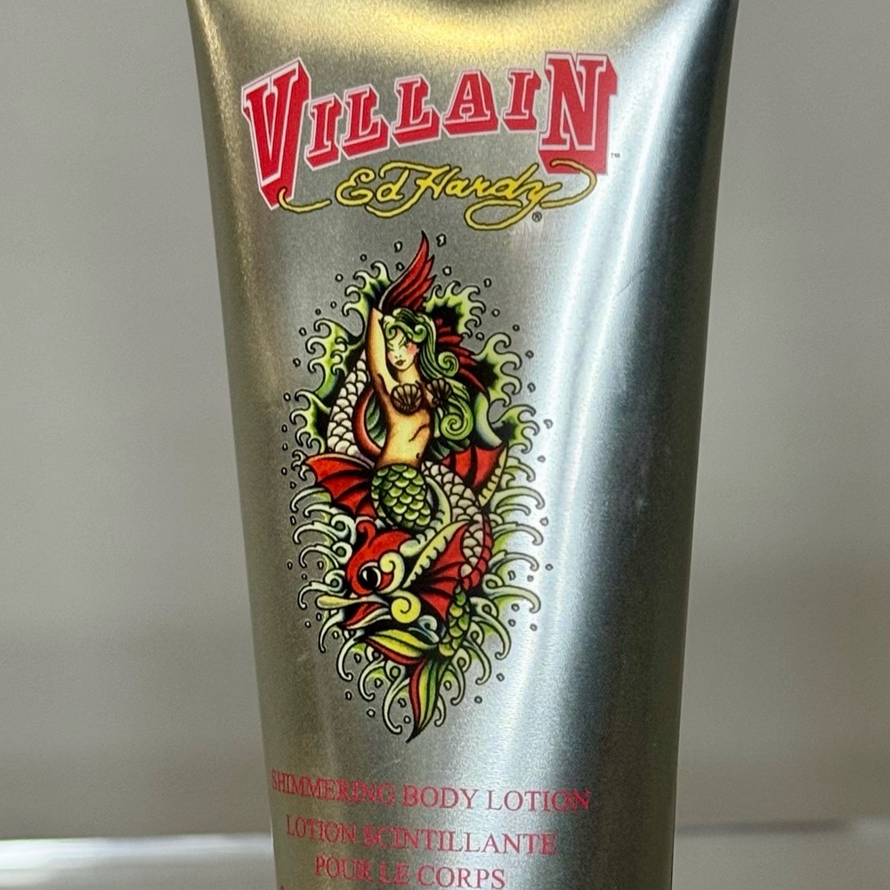 🟢3/$25 🆕 Ed Hardy Villain Body Lotion Shimmer 90mL New!